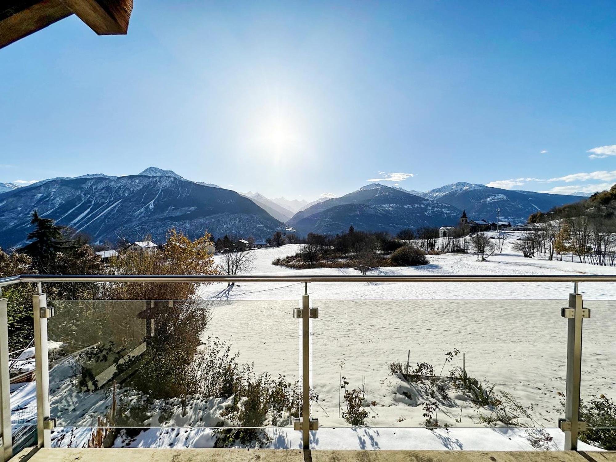 Appartement Sunny Lily Facing The Swiss Alps - Montana